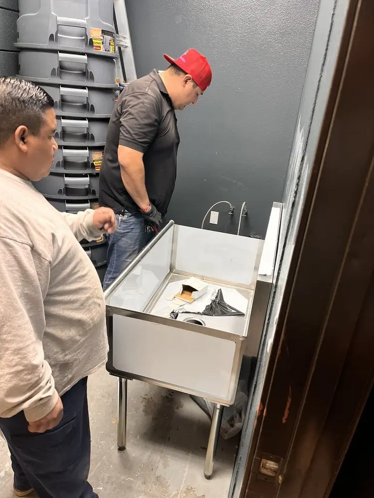 Commercial plumbing and sink installation in Bolington