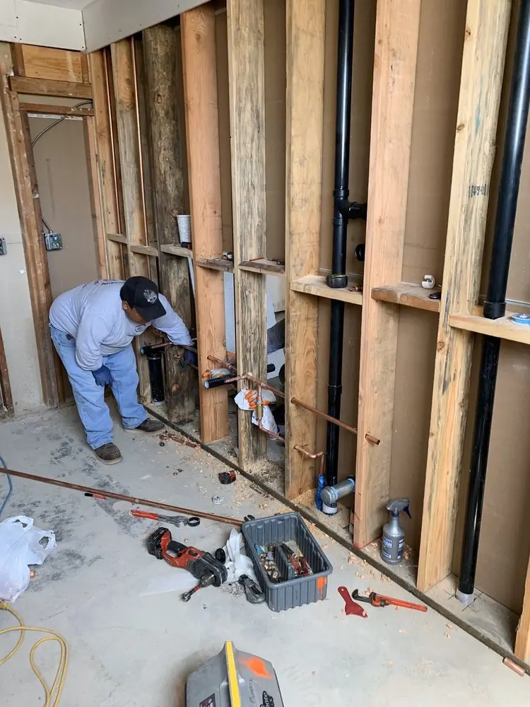 Commercial rough-in plumbing for Commercial Plumbing in Bolington